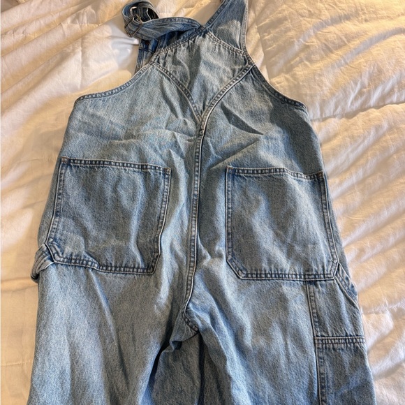Madewell Light Blue Denim Overalls - Picture 2 of 7
